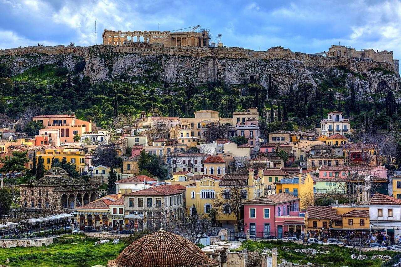 Pale Coloured Apt In Athens Historic Centre Eksteriør bilde